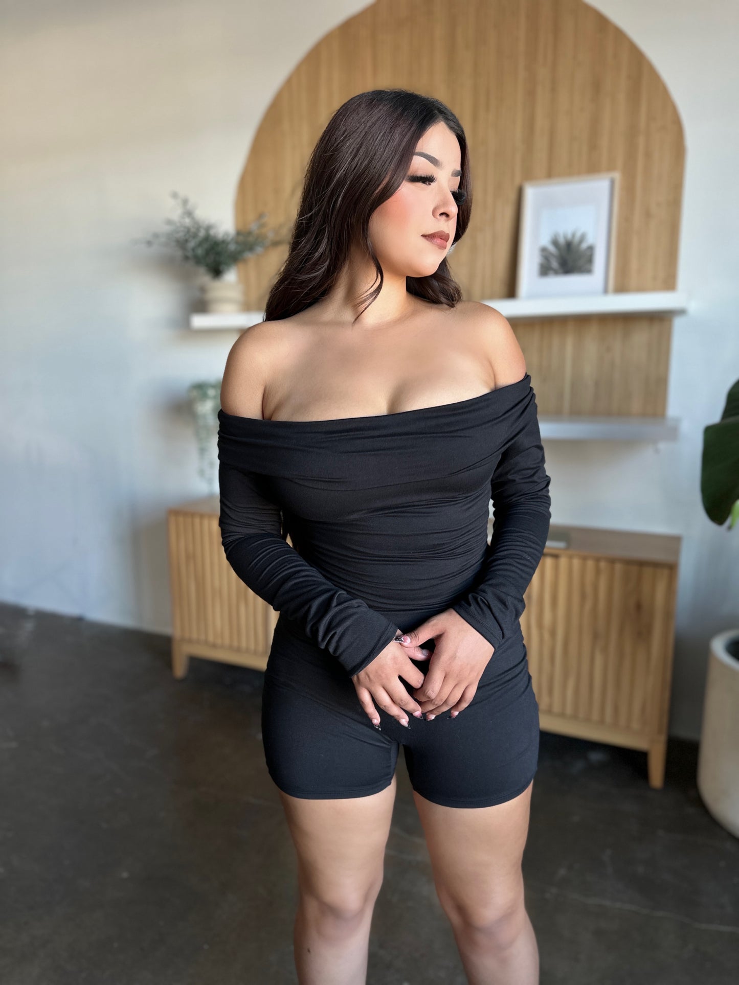 Lani Romper Black